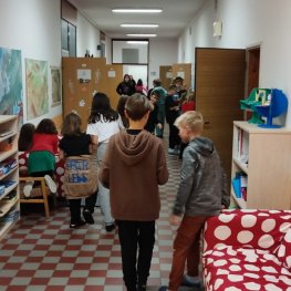 Spaní ve škole - II.D a II.J :-)